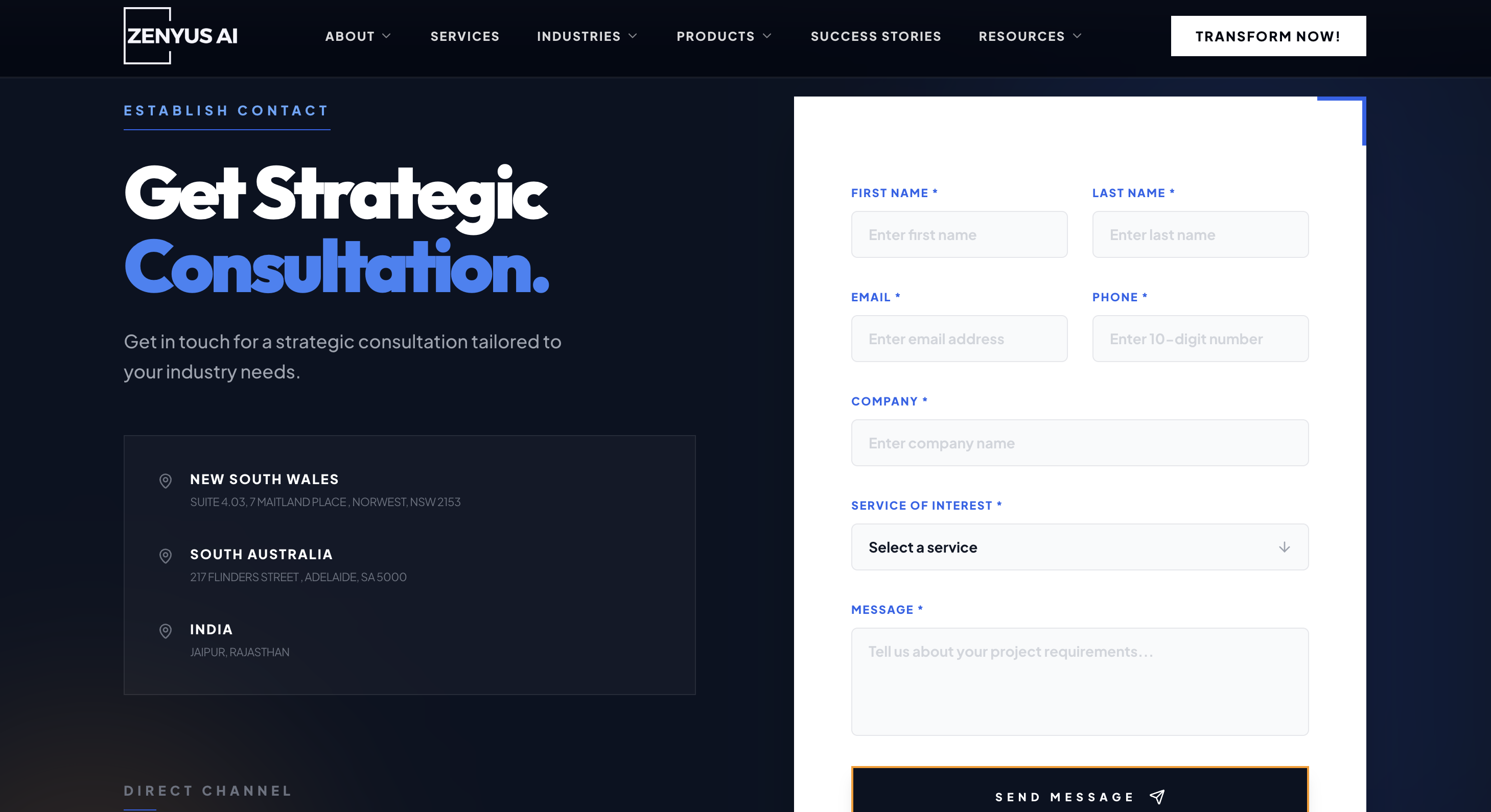 Contact Experience Redesign Contact Experience Redesign