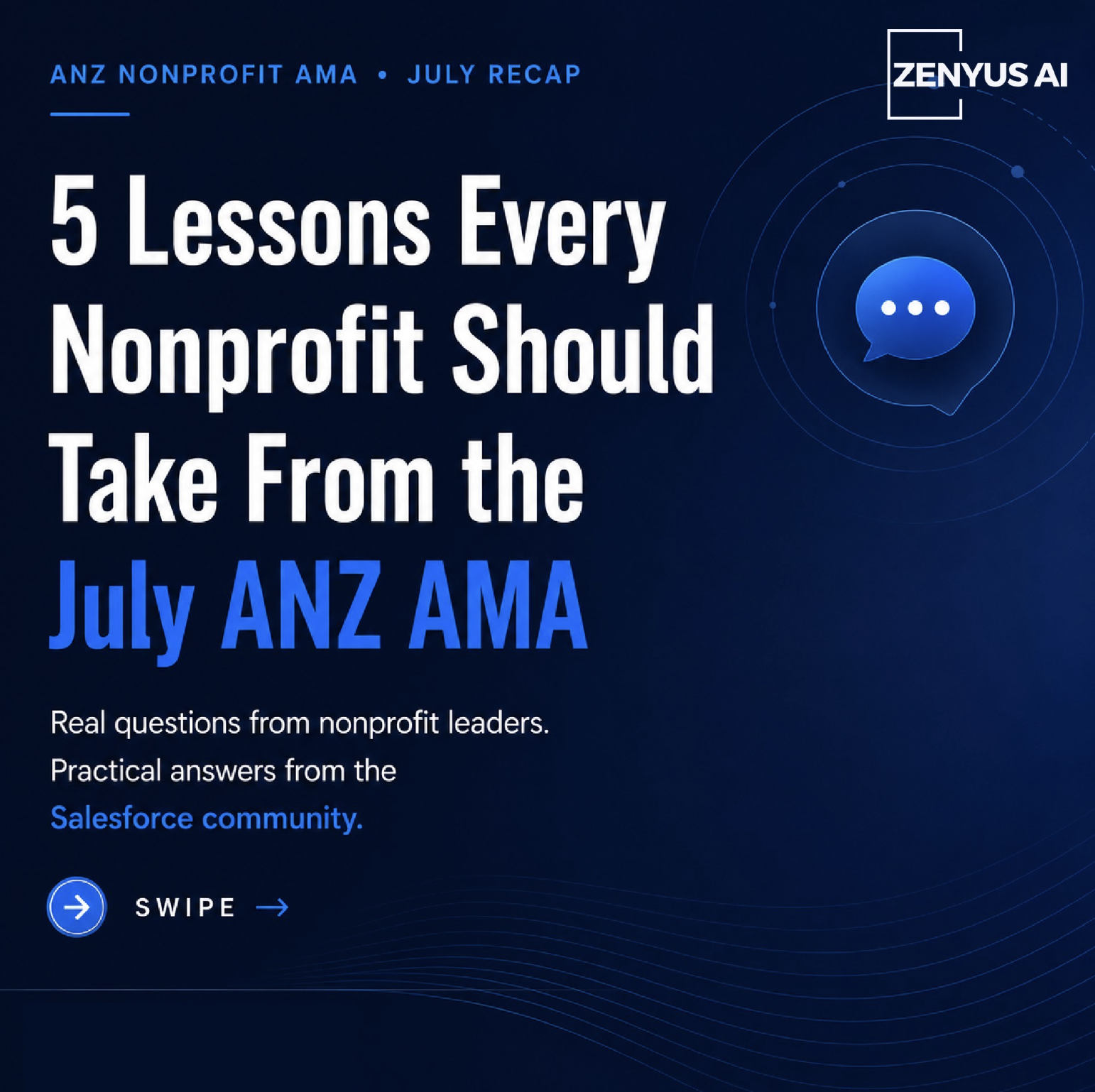 Salesforce Nonprofit Ask-Me-Anything (AMA) ANZ